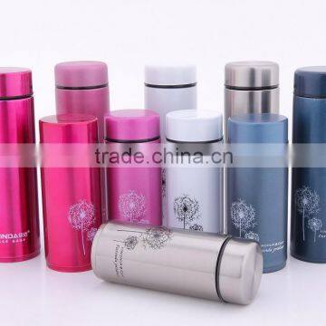 insulated flasks and thermos stainless steel flask bottle water in china can produce