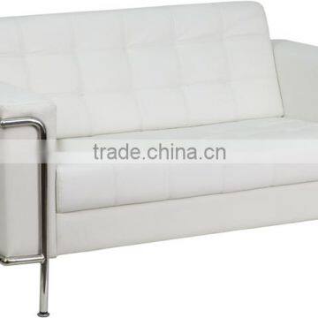 Leather Reception Sofa 8090#2seat photo-2