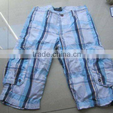 2012 fashion mens cotton Bermuda shorts with many pockets