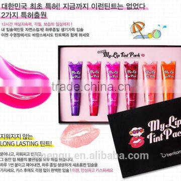 Korean Berrisom Lip Tint Lipstick 6pcs/box