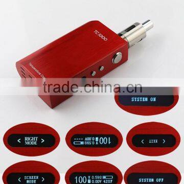 2015 Kaluos temp. control 0.1 sub ohm 100W mod e cigarette