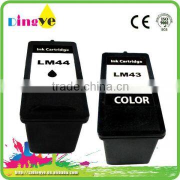 100% guaranteed refill ink cartridge 43 44 for lexmark from Chinese factory