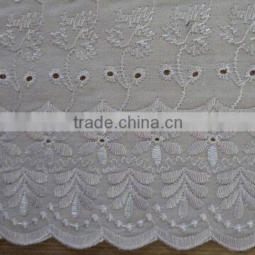High quality polyester or TC embroidery lace fabric for sale