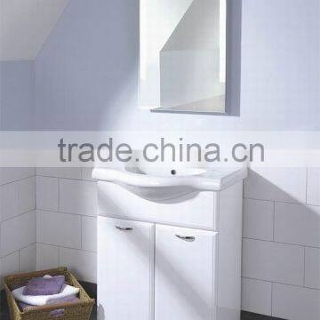 Simple Design Floor Mounted Australia White MDF Bathroom Vanity Sets