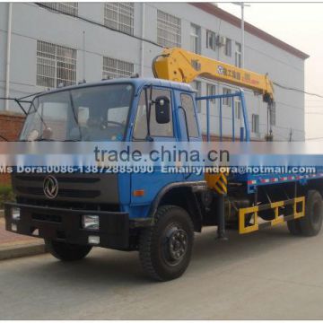 Dongfeng truck with loading crane ,cargo truck with loading crane