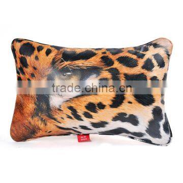 Leopard Left Eye Leather Throw Pillow Decorative With Insert Supplier's Choice photo-1