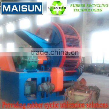 waste tyre cutting machine, tire cutting machine, waste tyre cut-off machine