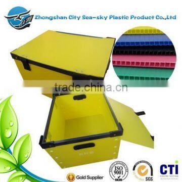 folding plastic box for the food packing/plastic box for the electric part packing