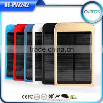 2015 Intelliget solar waterproof power bank, solar powered power bank,solar charger power bank