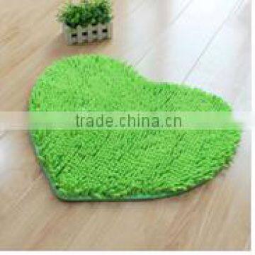 Microfiber chenille carpet for home