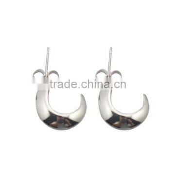 Chinese Fashion Latest New Model Designs Fancy Stud Stainless Steel Earring