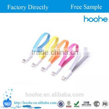 22cm flat usb cable for iphone5