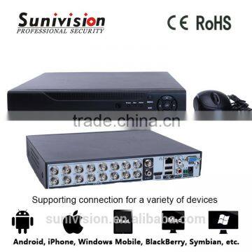 New CCTV Product 16CH 1080P ONVIF ip camera support ahd dvr for security camera system