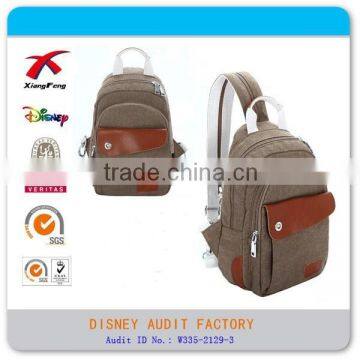 Wide Strap Shoulder Bag, Canvas Camera Messenger Bag, Brown Canvas Backpack Bag