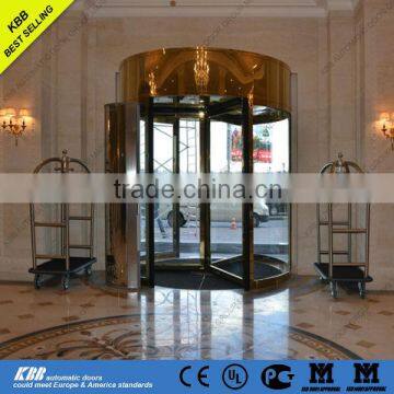 KBB aluminum frame glass swing door, brushless motor, sensor