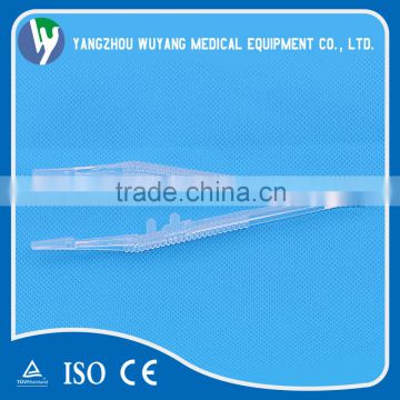 CE/ISO approved Disposable Plastic Medical Forceps