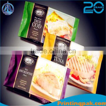 custom printed matt white coffee bag/coffee bean packaging/aluminum foil ziplock bag