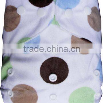 Minky Waterproof Cloth Baby Diaper Reusable Cloth Diapers