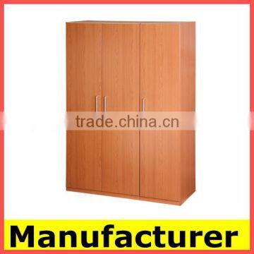 cheap wooden bedroom wardrobe/KD furniture material factory