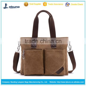 wholesale men canvas shoulder bag canvas handbag