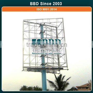 Steel structure stable highway billboard design structure