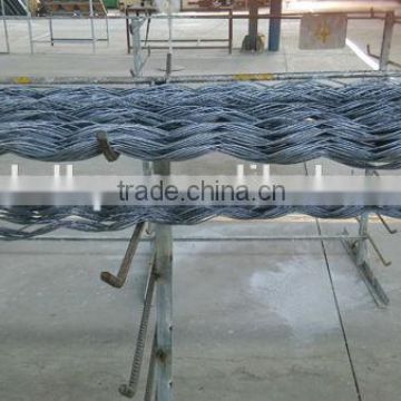 Spiral rod for telecom communication line