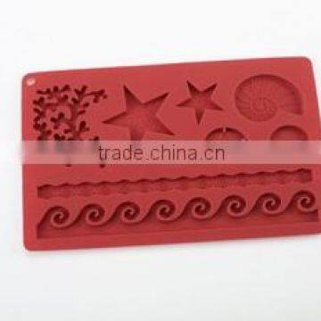 New Design Shape Fondant Cake Decoration Fondant Embossing Molds