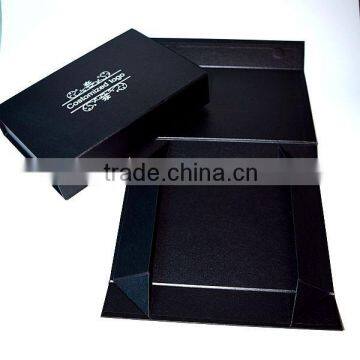 Custom wholesale high quality cardboard magnetic rectangle folding paper box