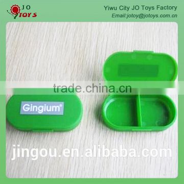 Promotional plastic oval shaped medicine storage pill box In 2 case                        
                                                Quality Choice