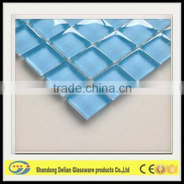 Blue Color Swimming Pool Glass Mosaic photo-5