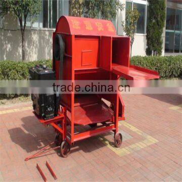 diesel unhusked rice thresher combination