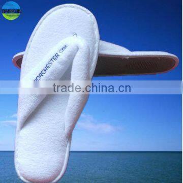 embroidery logo velent hotel flip flop slipper