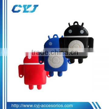 mp3 players with long battery life in cute android robot shape