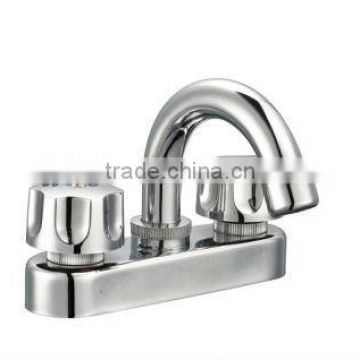 Double handles 4" faucet with modern design