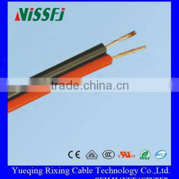 OEM standard guage black and red electrical cable (parallel) multi core splitter flat voice speaker cable and wire