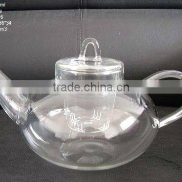 heat resistant Borosilicate glass teapot