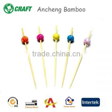 new 2016 color decorative bamboo sticks with ball