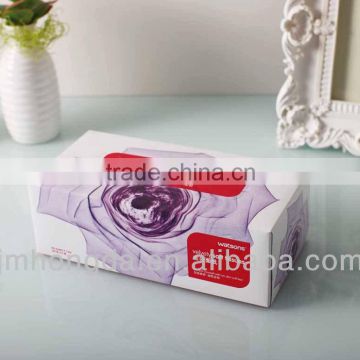 Custom tissue paper box