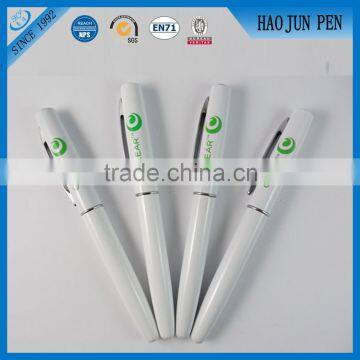 2016 Hot selling white metal parker pen, personalized logo ballpoint pen promotional