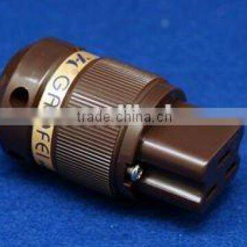 Hi-End OFC copper 20A Connectors IEC connector Female Plug