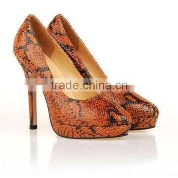 Unique & elegant brown dancing shoes latin dress ladies high heel shoes