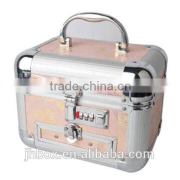 Professional aluminum maKeup case beauty box cosmetic case JH015