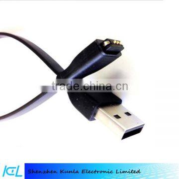 New Black Replacement USB Charger for fibit force Charging