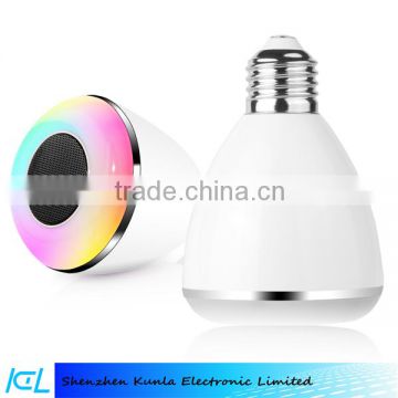 Wholesale fashionable new smart led bulbs light with bluetooth speaker