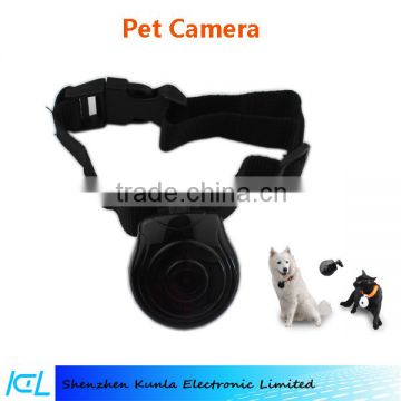 2015 Fun sharing Pet Collar monitoring Camera For Puppy dog cat daily Life recording