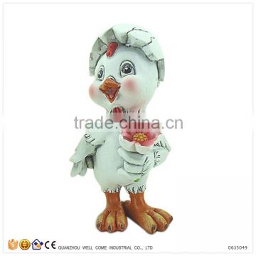 Chicken with Flower Beautiful Love Gift for Girl