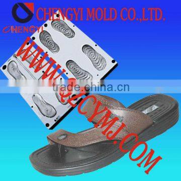 3d leather casting men's upper with pvc toe mould