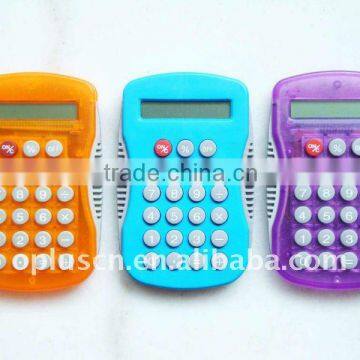 8 DIGITS POCKET SIZE CALCULATOR W/SOFT GRIP