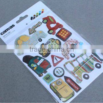 Newest 3D epoxy double layered label sticker