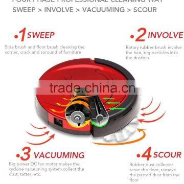 2016 New Style Intelligent Dust Collector Robot Vacuum Cleaner photo-3